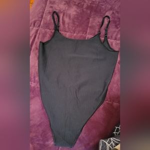 Lululemon ribbed black bodysuit